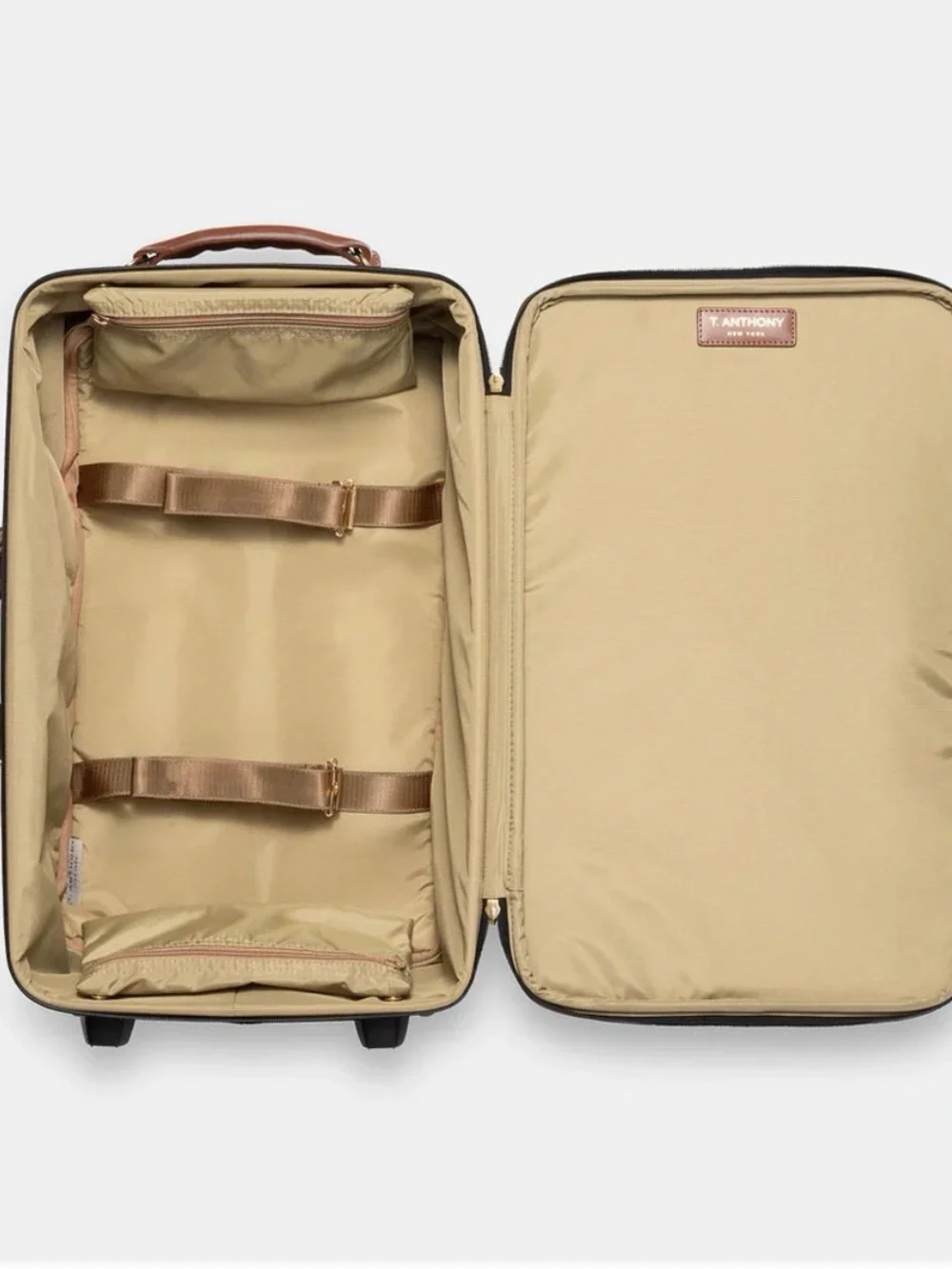 T. Anthony Wheeled 1 Suiter Suitcase: Like-new